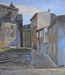л L''eglise St-Fortunat╗, la toile, 40x35, 2005