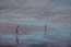 ."Sur la plage de l''Atlantique", la toile, 40x60, 2008